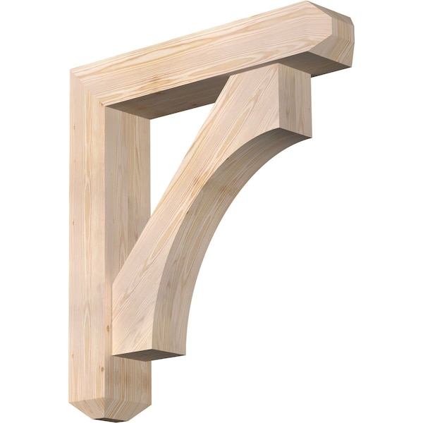 Ekena Millwork Westlake Craftsman Smooth Bracket w/ Offset Brace, Douglas Fir, 7 1/2"W x 36"D x 40"H BKT0806X36X40WTL04SDF - main